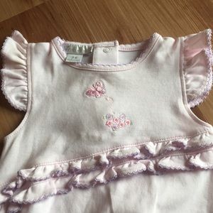 Kissy Kissy Butterfly Ruffle Romper!